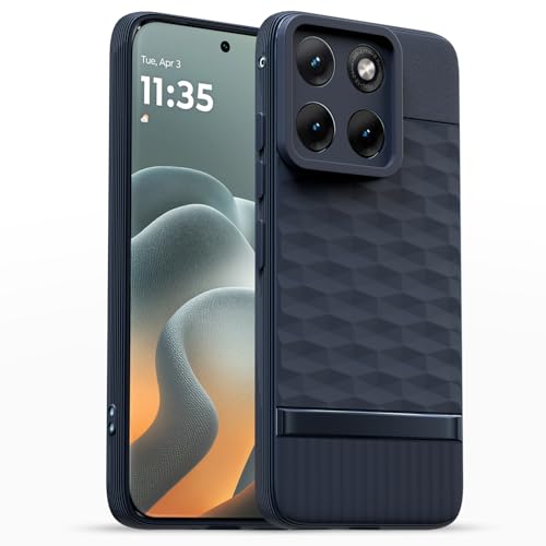 Image of Outlouders Back Cover for Motorola Moto Edge 70 Fusion 5G | Full Camera Protection | TPU Soft Flexible Shockproof Bumper Case (Blue)