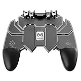 【Operación simple】 Con el controlador PUBG móvil, puedes mover, girar, apuntar y disparar utilizando los índices para pulsar los botones, lo que puede eliminar los problemas que utilizan los pulgares solo para realizar todas las operaciones.