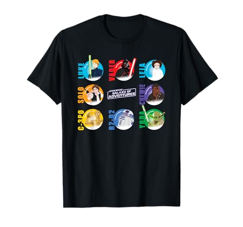 Star Wars Galaxy of Adventures Cast Shirt Idéal pour un Style Geek
