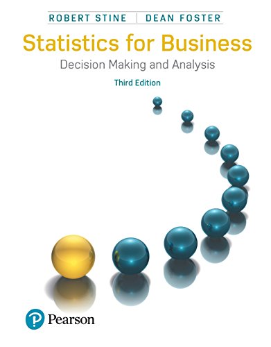 Statistics for Business: Decision Making and Analysis