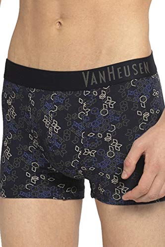 Image of Van Heusen Men's Cotton Trunk - Pack of 1 | Contoured pouch for support | Antibacterial Briefs | Sweat Absorbant | Moistue Wicking | Breathable Everyday Underwear | Long Lasting Color| Printed Colors | Style 10047