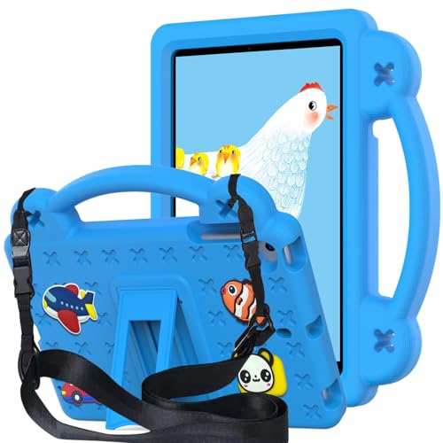 Huawei T5 10,1 coque antichoc DKBBX bleue protège des chutes et casses