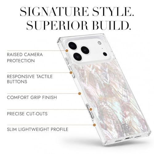 Image of COCOMII Rectangle for iPhone 18 Pro /17 Pro Case, Natural Pearl
