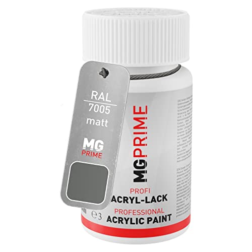 MG PRIME RAL 7005 Gris souris/Mouse grey mat stylo retouche 50ml à séchage rapide