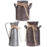 Vase vintage en corne – ce seau à fleurs peut servir de décoration pour votre maison, votre bureau ou votre jardin