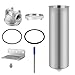 Amwater NSF/ANSI 42 Stainless Steel Whole House Water Filter Housing, 10