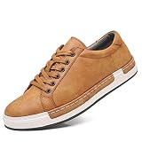 TEMPORADAS & LUGARES APLICABLES: Zapatos skate casuales para hombres son perfectos para la primavera, el verano, el otoño y el invierno, se pueden usar para gimnasia, caminar, correr, hacer trekking, hip-hop, etc.