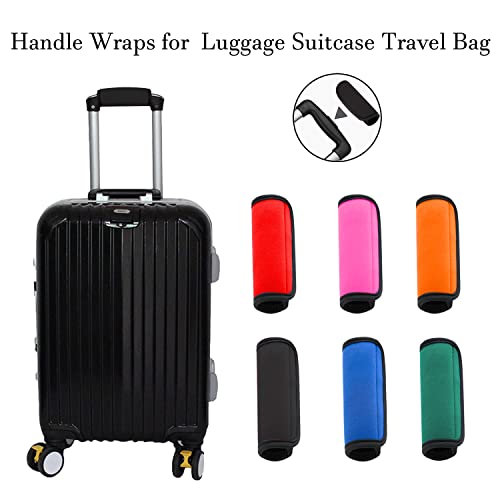 2 Pack Luggage Handle Wraps For Luggage Suitcase Travel Bags (Black) #TOP2