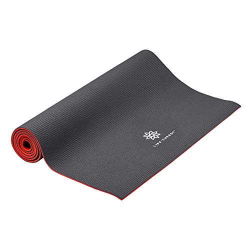 Life Energy 6Mm Reversible Non-Slip Yoga Mat - Red, Grey #TOP1