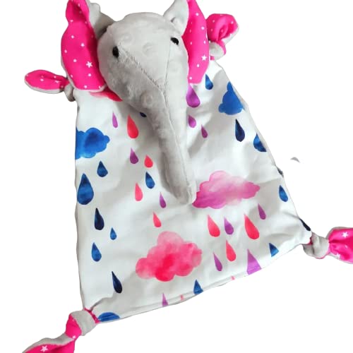 Peluche éléphant en coton, le cadeau de naissance idéal