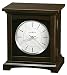 Howard Miller Tribute Mantel Clock Urn Box 800-139 â€“ Black Coffee Finish, Backloaded, Wooden Construction, Nickel Bezel, Quartz Movement, Funeral Urn Box