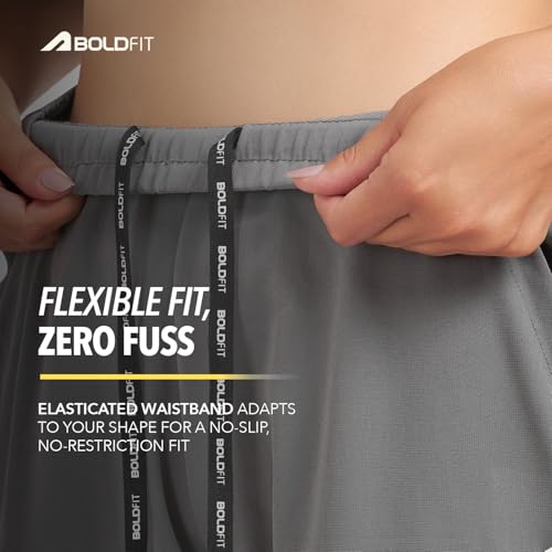 Image of Boldfit Track Pants for Women with Contrast Piping,Lightweight Poly Terry Fabric,Elastic Waistband, Side Slant Pockets,Regular Fit Gym Track Pants for Woman Athletic Gym,Running & Casual Wear Joggers