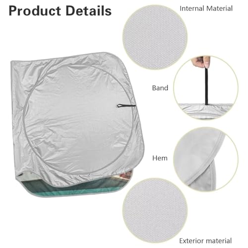 Image of Fashion Cat Car Windshield Sun Shade Foldable Automotive Interior Accessories for Protection Auto Sun Heat and UV Rays Blocker Fit Car Front Window for Trucks SUV Van