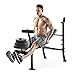 Golds Gym XR 8.1 Combo GGBE99517 Weight Bench with 100 Lb. Vinyl Weight Set