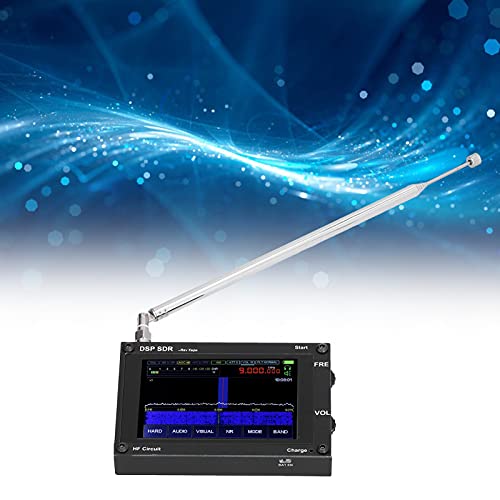 Radio SDR ultra delgado 50KHz-2GHz con pantalla táctil de 3.5in miniatura 2