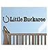 Produktbild homemay PVC Wandtattoo Aufkleber Englisch Little Buckaroo Rind Kind Kinderzimmer Kinderzimmer decorwallpaper91.4 cm x15.2 cm 91.4cm x15.2cm grau