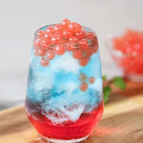 image for Tea Zone [1 Pound] Pomegranate Popping Pearls, Bursting Pearls for Tea