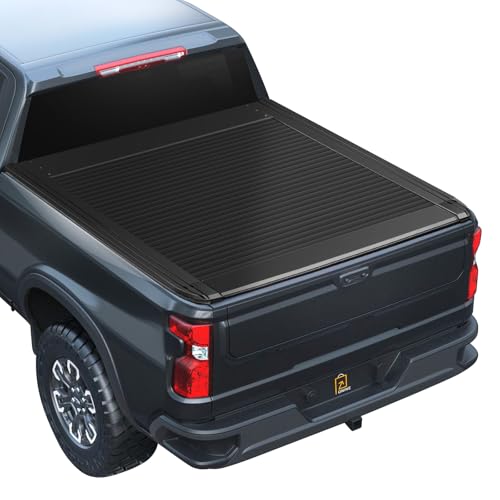 Onine O9-BY44 Low Profile Retractable Hard Tonneau Cover Custom Fit 2019-2024 Chevy Silverado/Gmc Sierra 1500 5.8Ft Truck Bed  cover