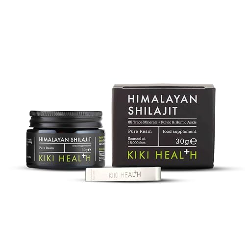 Kiki Health Himalayan Shilajit Pure Resin 30grams | To Boost Energy level Focus Vitality & Overall Wellness | Premium Quality