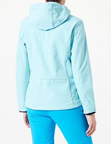 Miniatura 3 de Cmp Chaqueta Softshell De Mujer Con Capucha Desmontable, Acqua, S