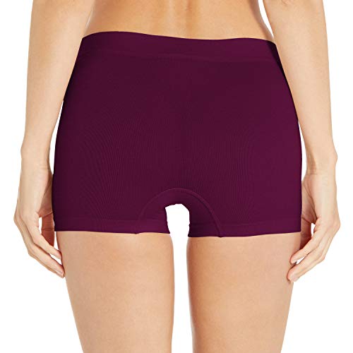 Maidenform Women's Pure Tailored Boyshort Panties, Galactic Red, 7 #TOP1