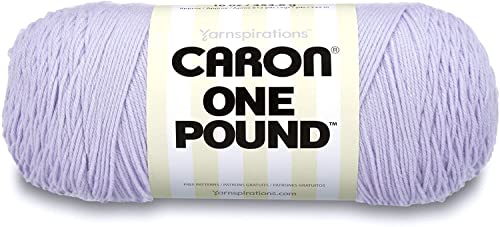 Image of Caron One Pound Lilac Yarn - 2 Pack of 454g /16oz - Acrylic - 4 Medium (Worsted) - 812 Yards - Knitting /Crochet