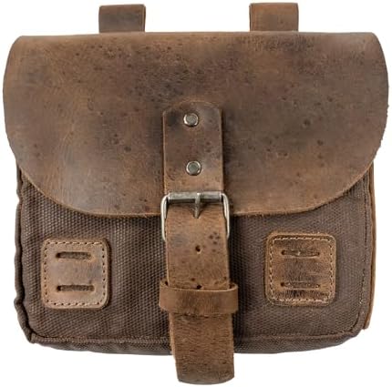 Hide & Drink, Waxed Canvas Survival Camping Pouch, Belt Loop, Durable & Handy Tool Bag, Weather Resistant Outdoor Accessories, Traveling Essentials Handmade