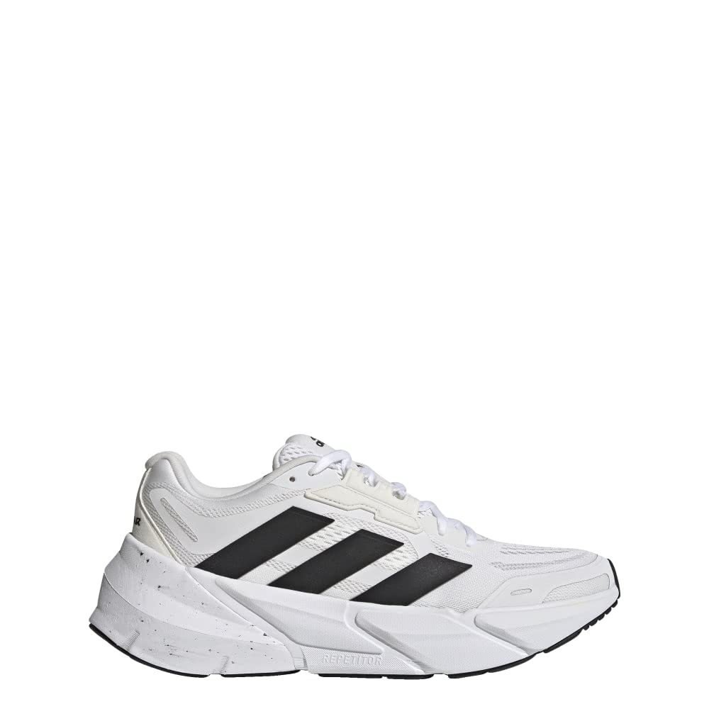 adidas Men's Adistar Sneaker, White/Black/Crystal White, 11