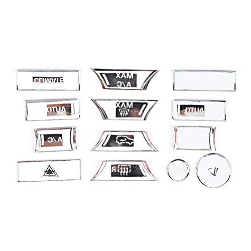 Image of Air Conditioner Trim, 13pcs Car Air Conditioner Button Patch Trim Fit for Land Rover Range Rover Sport 2014-2017