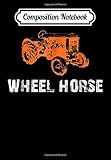  Composition Notebook: Wheel Horse Garden Tractor - For Men Graphic Vintage, Journal 6 x 9, 100 Page Blank Lined Paperback Journal/Notebook
