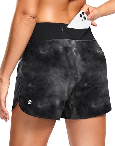 Image of G Gradual Women's Running Shorts with Mesh Liner 3 inch Workout Athletic Shorts for Women with Phone Pockets