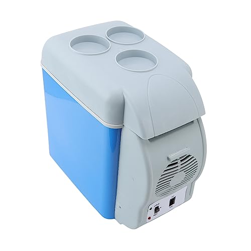 Image of Car Fridge 12V DC Power Supply Cold Warm Dual Use Electric Cooler Summer Refrigeration Portable Mini Car Refrigerator (for Cars)