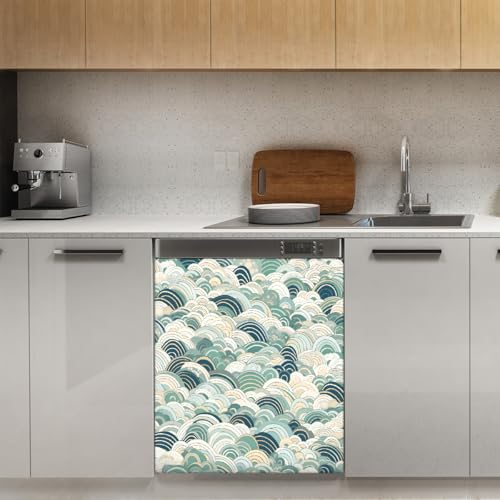 Fundas reutilizables para lavavajillas con panel frontal magnético de 66cm 3