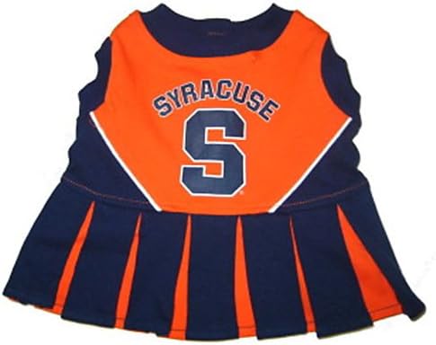 Pets First Syracuse University Dog Cheerleader Outfit, Small