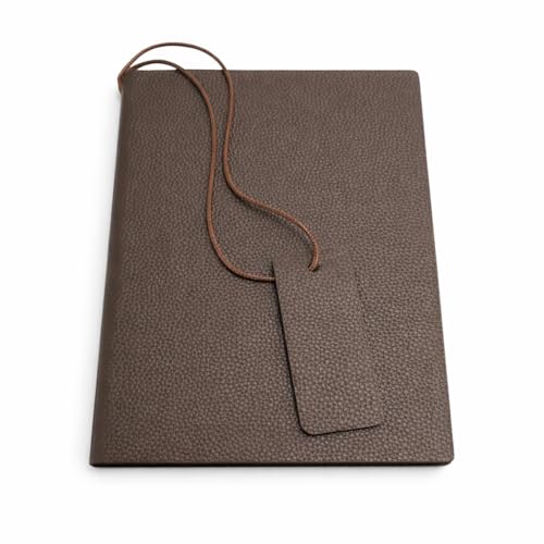 Giftana Leather Diary, 192 Pages, A5 Size, Pu Leather Notebook Diaries for Men and Women, Diary for Writing, Personal Diary and Office Use, New Year Corporate Gifts for Employee (Brown 4)