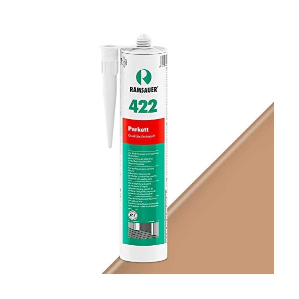 Ramsauer 422 Parkett Acryl - Fugendichtstoff für Holzböden (Buche Dunkel)