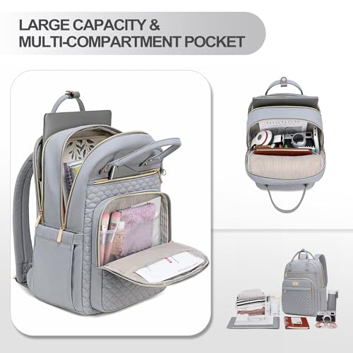 Image of Tealari Laptop Backpack for Women,15.6 Inch Laptop Backpack for Work,Waterproof Travel Backpack,College Bookbag with Wallet