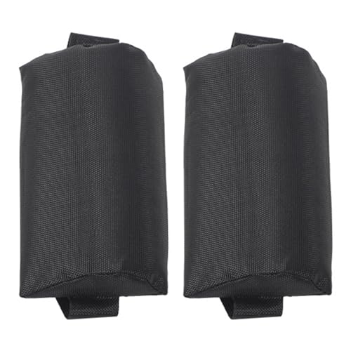 LALAFINA Almohada para Cabeza Anticaídas Negra, 2 Piezas para Sillas Plegables de Ocio, Cojín Cómodo para Tumbona Exterior, Accesorio Adecuado para Jardín y Terraza