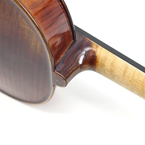 Hand single viool superbenzine patroon viool Ebony PCTONC (Color : Brown) - Image 6