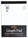 Norcom 76677-8 Premium Graph Planning Pad 2 Pack,Black White Yellow Blue,