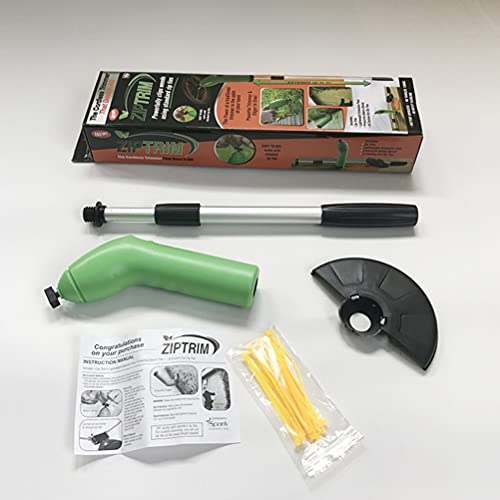 LQU 草刈り機 屋外 電池式 ガーデン 庭 草刈り 剪定(単三電池なし) 交換可能なプラスチックブレード付き 軽量 伸縮式 芝刈り機 ガーデン 便利 簡単 植木 2000mA 4枚目