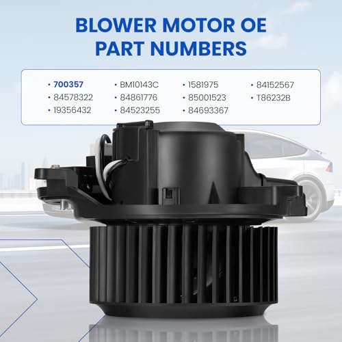 Image of HVAC Blower Motor Assembly 700357 Compatible with Chevy, for GMC | Compatible with Chevy Silverado 1500 LTD 2500 /3500 HD, for GMC Sierra 1500 Limited 2500 HD Yukon XL, OE BM10143C /84152567