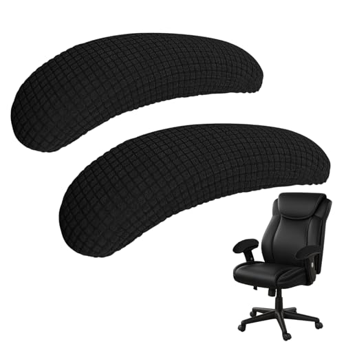 Seefey - Seefey 1 Paire Accoudoir Chaise Bureau en Polyester Extensible pour Housse Accoudoir Chaise de Bureau,Protection Couvre soulage Les Coudes plaintes