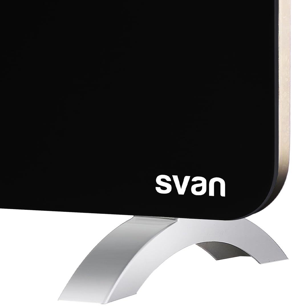SVAN Radiador plano 1 Elemento Svan 1500 W 2 Niveles de funcionamiento Cristal negro Manual