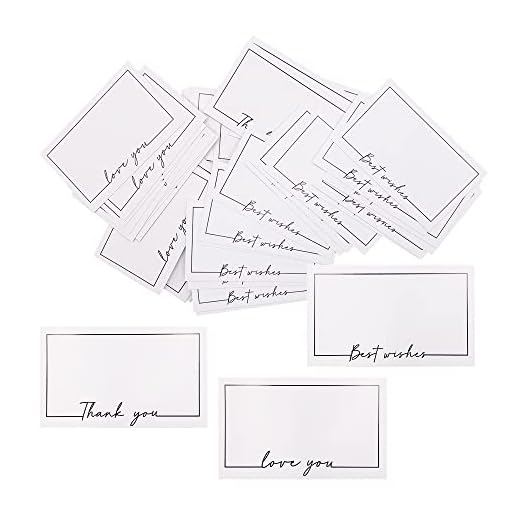 WYAN Tarjeta en Blanco-80 Piezas 90x54mm Tarjetas de Felicitación de Bricolaje,Tarjetas para Escribir Bloc,para al Mensaje Graffiti(Puede utilizarse con nuestros sobres)