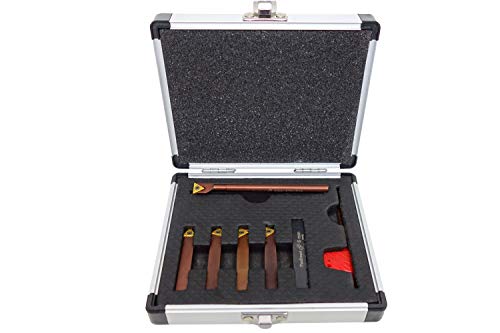 Drehmeißel Set mit Wendeplatten und Bohrstange, 8 mm