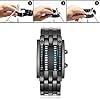 Miskall Binary Matrix Blue LED Digital Watch for Men and Women, Stylish Futuristic Design with Advanced Technology #1