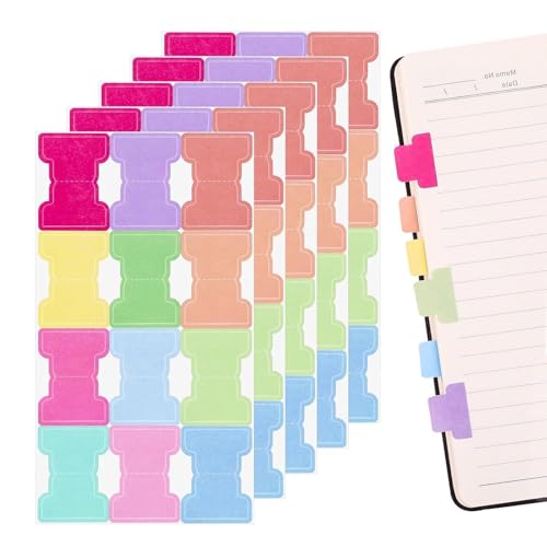 25 Trennstreifen A4 Ordnerteiler Register A5 selbstklebend Indexetiketten, stabile Trennblätter Flipchart Papier Buchetiketten