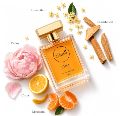 Image of Flora Eau De Parfum for Women | Floral Citrus Fresh Fragrance Long-Lasting Perfume Spray | 100ml
