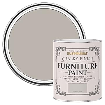 Rust-Oleum Beige Upcycled Furniture Paint in Chalky Finish - Portland Stone 750ml